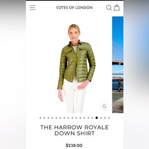 Cotes of London Harrow Royale Down shirt